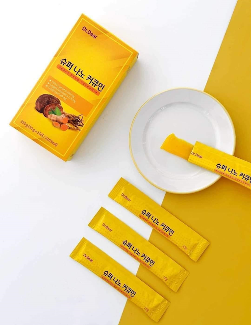 TURMERIC REISHI, CORDYCEPS MANGO FLAVORED SUPER NANO CURCUMIN